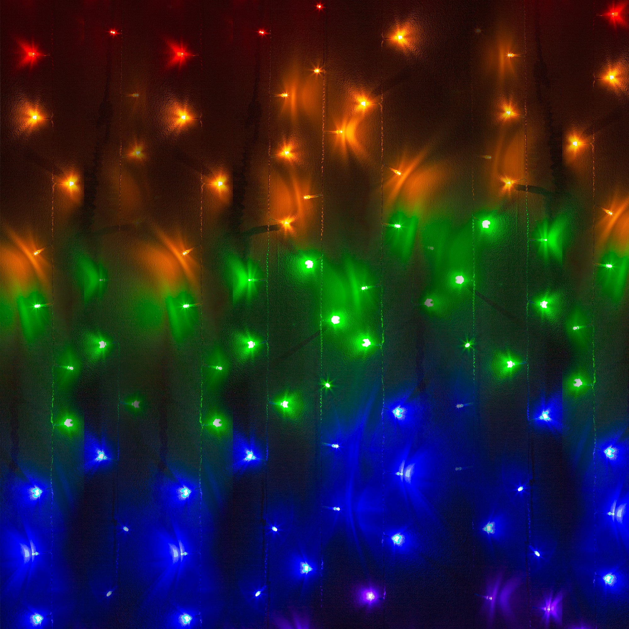 5' x 3.5' LED RGB Curtain Light with Remote - West & Arrow